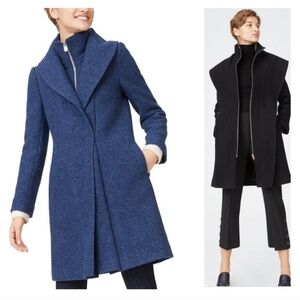 Club Monaco Kasppere wool coat blue XS